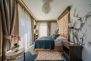 Улучшенный двухместный номер с 1 кроватью и видом на горы в  Serce Tatr Residence Zakopane - blisko Krupówek